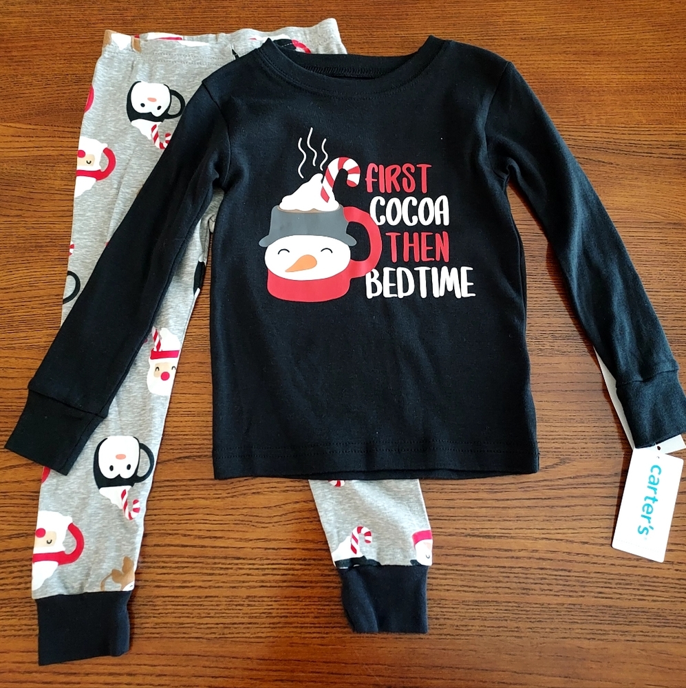 Pajamas Boy Girl Unisex 2-Piece Christmas Winter Holiday Cozy 2T
